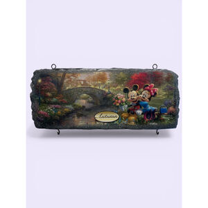 Disney Season Of Joy AUTUMN Thomas Kinkade Hanging Plaque